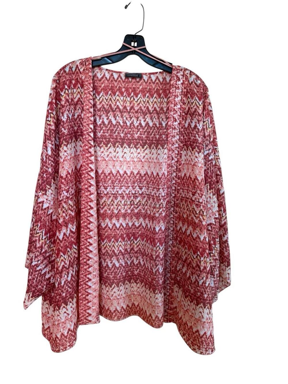Vince Camuto Red Short Duster One Size Spring/Summer